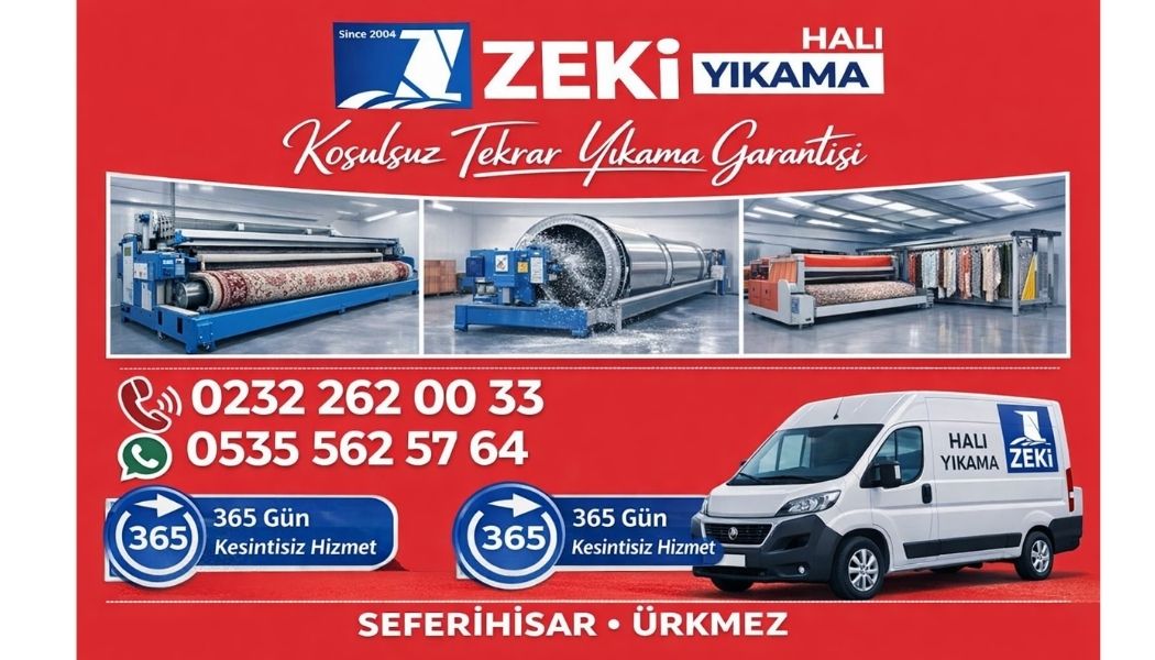 ürkmez halı yıkama